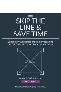 24x36 Check-In Banner Template