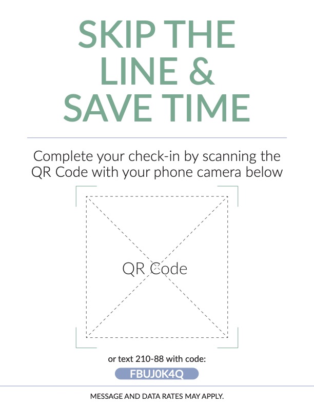 QR Code Enhanced Template White